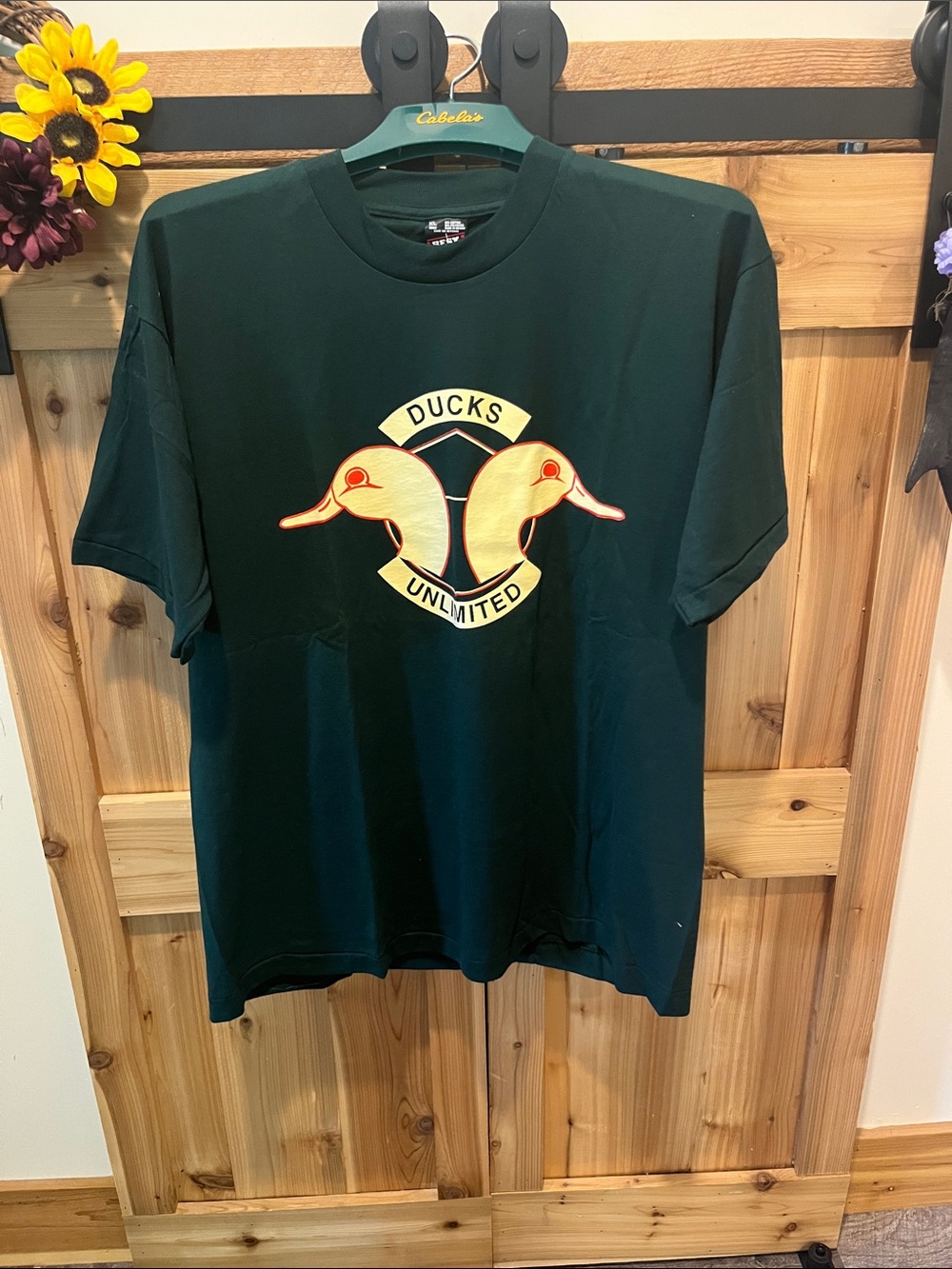Dark Green Ducks Unlimited Graphic Short-Sleeve Tee